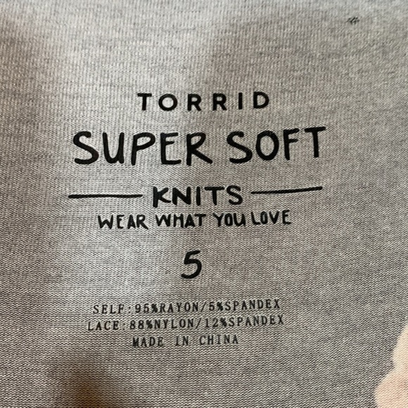 Torrid Super Soft Black Floral Midi Dress NWT - Picture 10 of 11